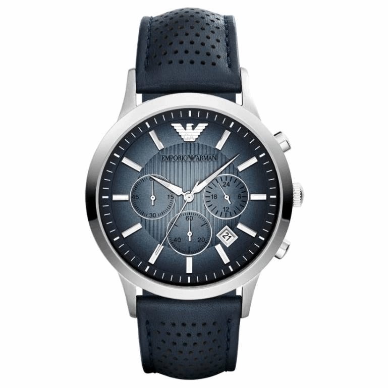 Emporio Armani Men's Renato Blue Chronograph Watch - AR2473